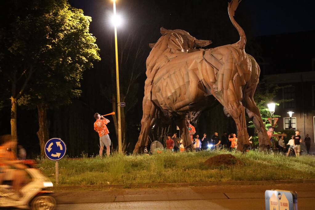 Onrustige nacht bij de Stier door EK voetbal