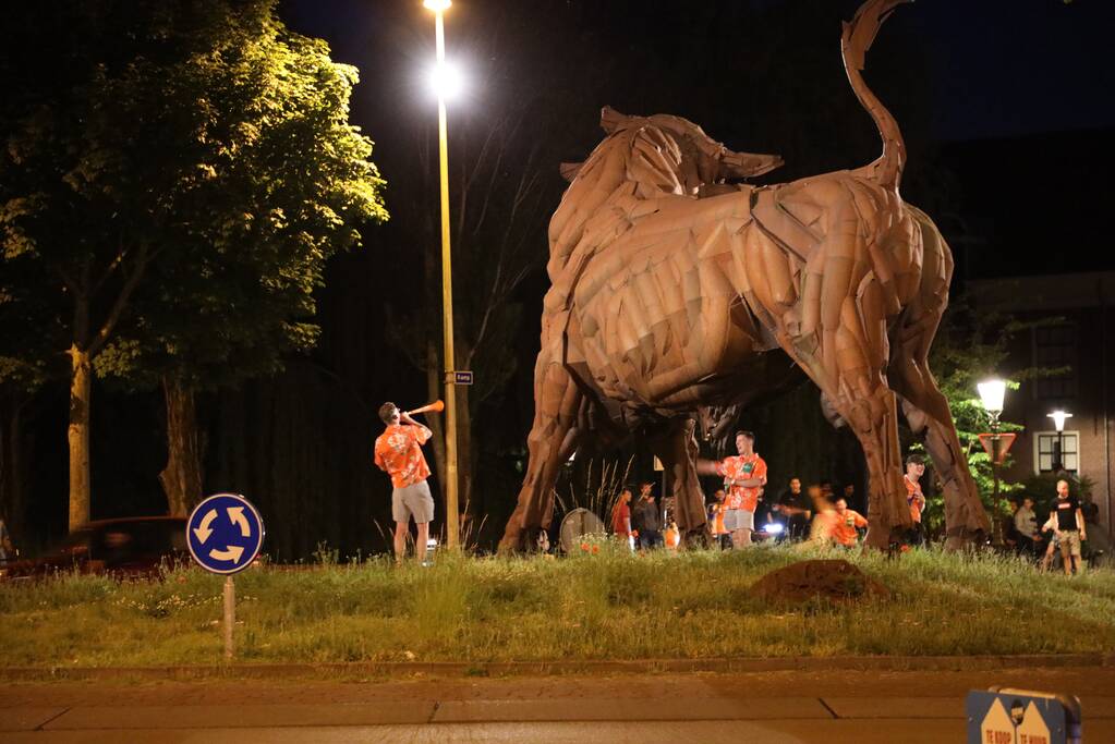 Onrustige nacht bij de Stier door EK voetbal
