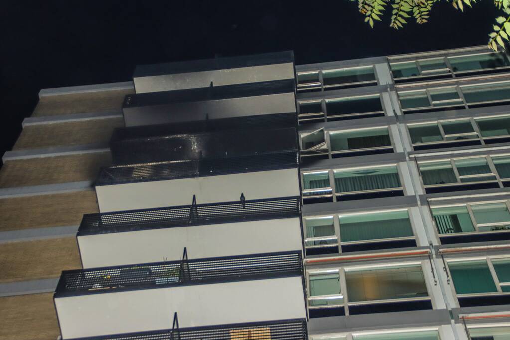 Flat geëvacueerd na zeer grote brand