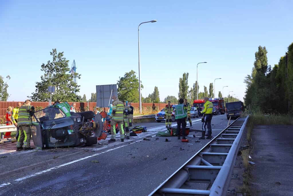 Persoon overleden bij ernstig ongeval
