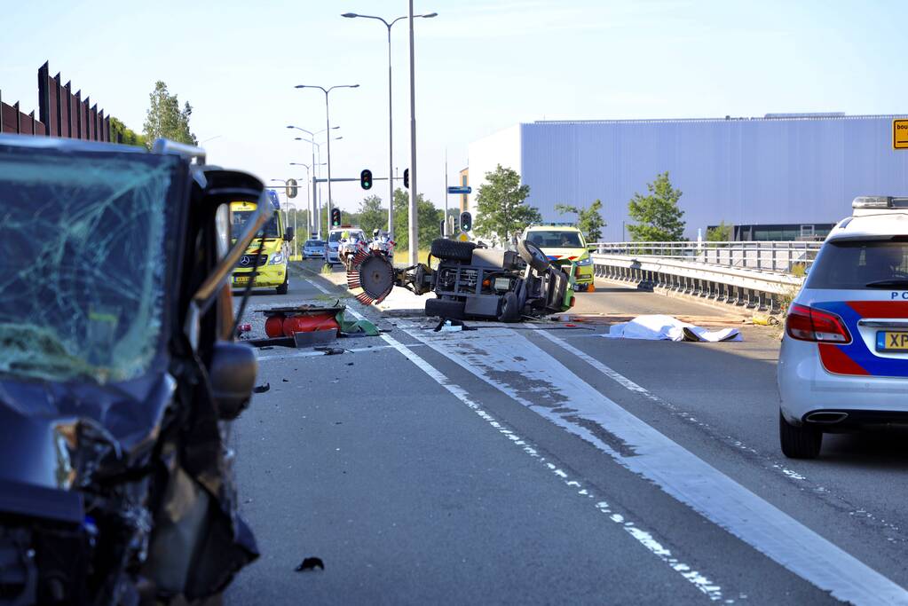 Persoon overleden bij ernstig ongeval