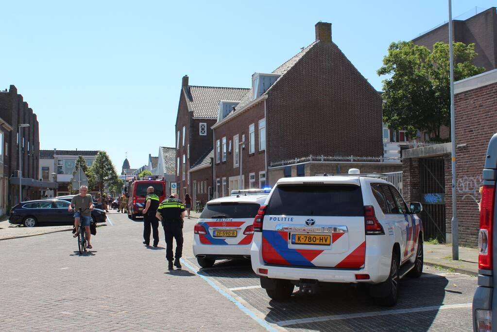 Brand in woning boven winkelpand