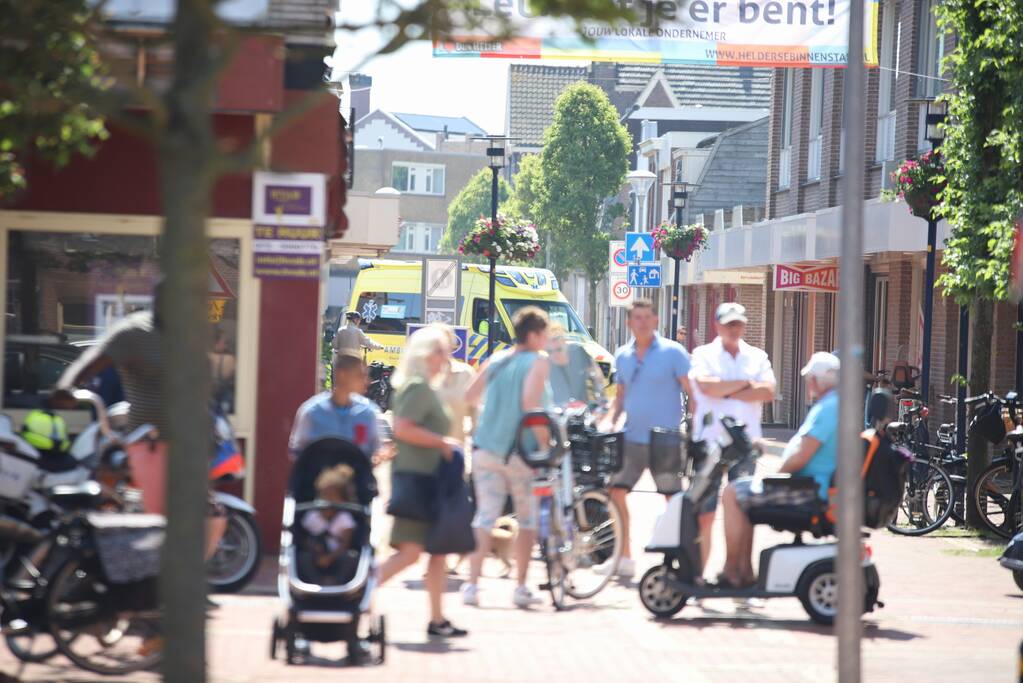 Brand in woning boven winkelpand