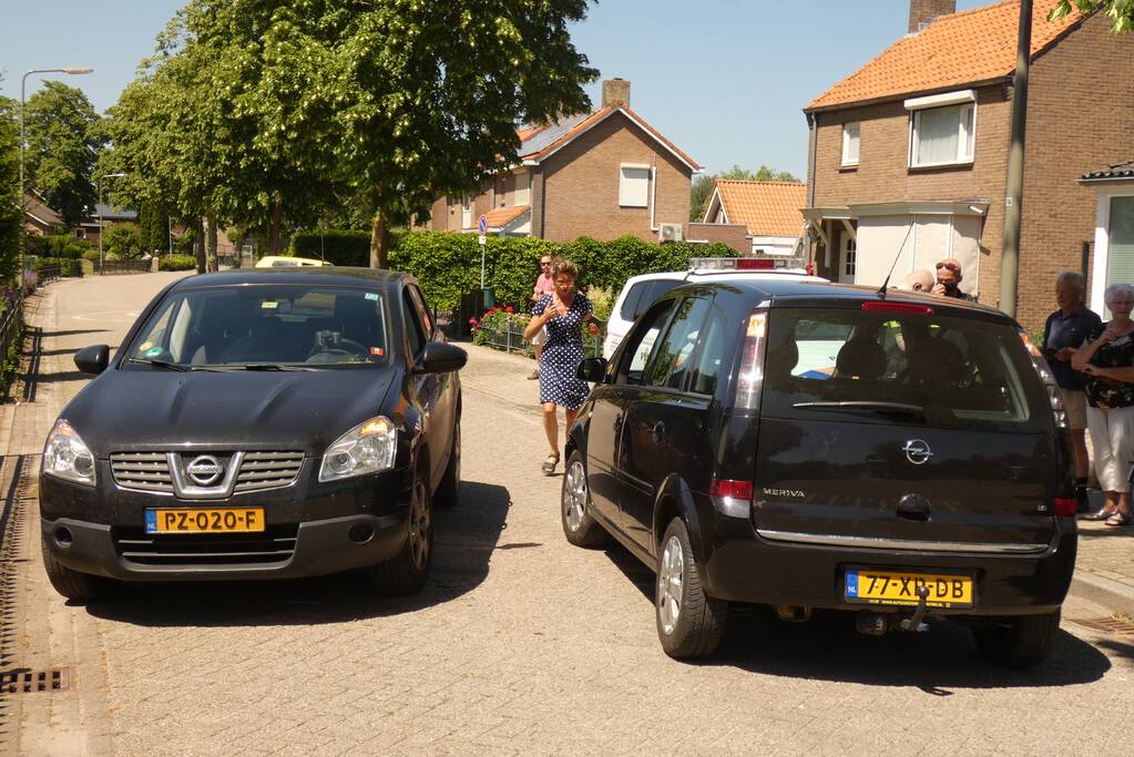 Auto's komen in botsing met elkaar