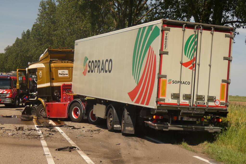 Persoon overleden bij ongeval met vrachtwagen