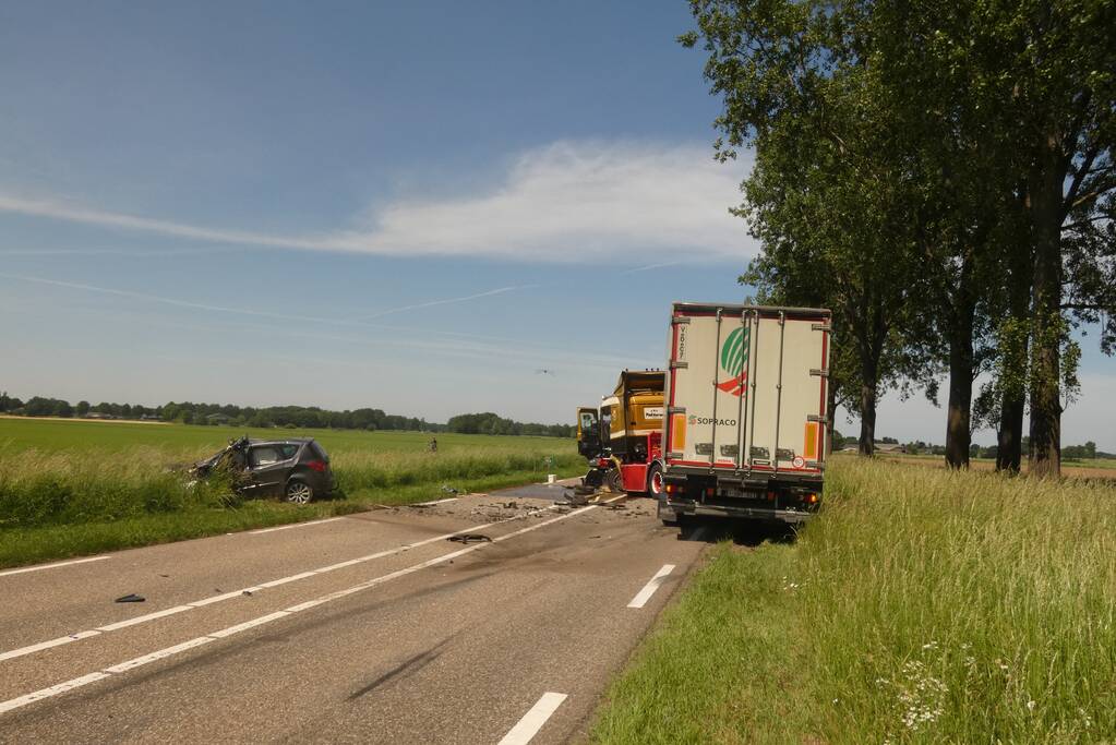 Persoon overleden bij ongeval met vrachtwagen