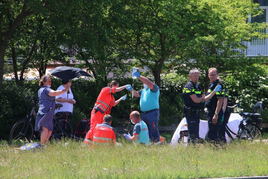 Persoon zwaargewond bij valpartij