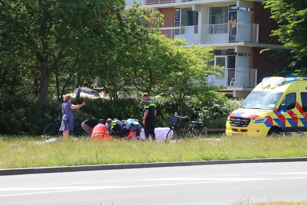 Persoon zwaargewond bij valpartij