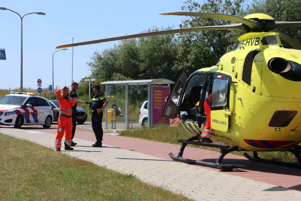 Persoon zwaargewond bij valpartij