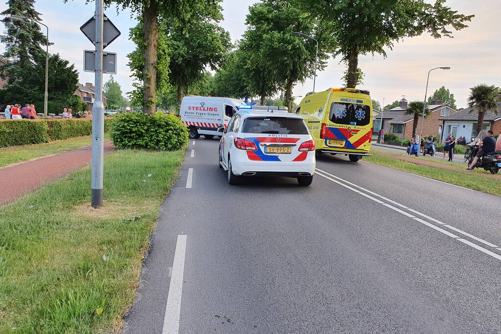 Zwaar ongeval tussen twee bestelbussen