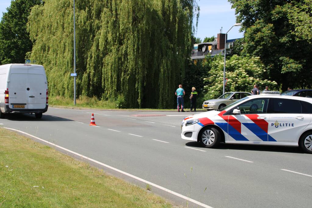 Blikschade bij botsing op kruising