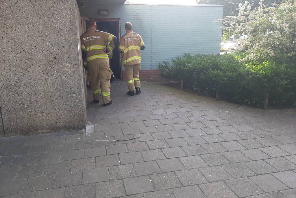 Gaslucht in berging van flat