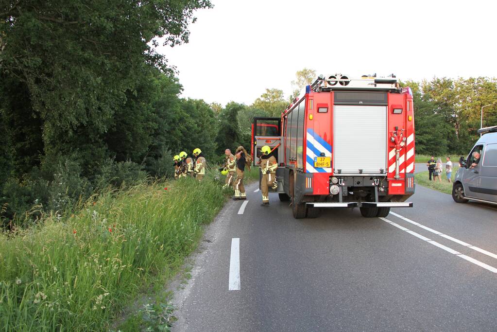 Persoon aangehouden na ongeval