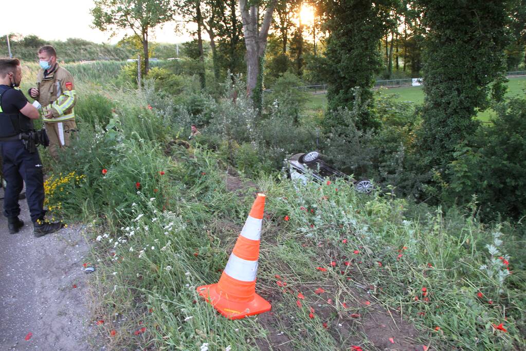 Persoon aangehouden na ongeval