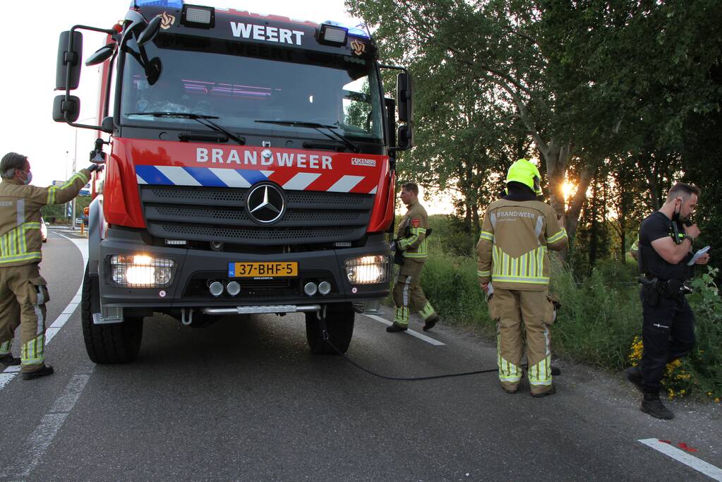 Persoon aangehouden na ongeval