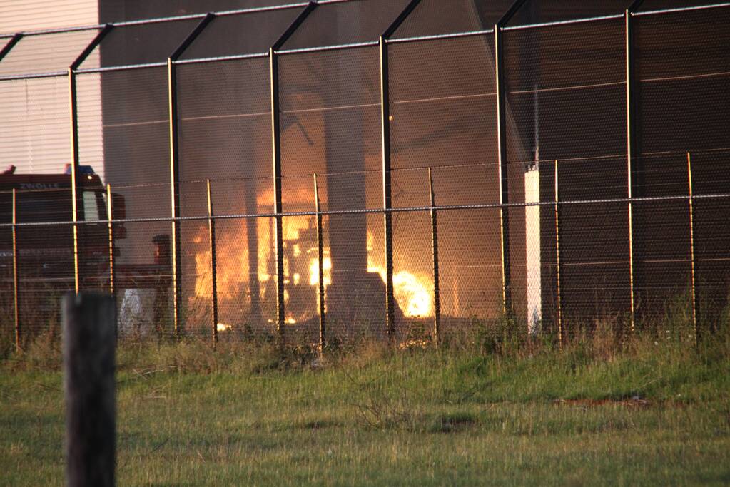 Zeer grote brand in recyclebedrijf