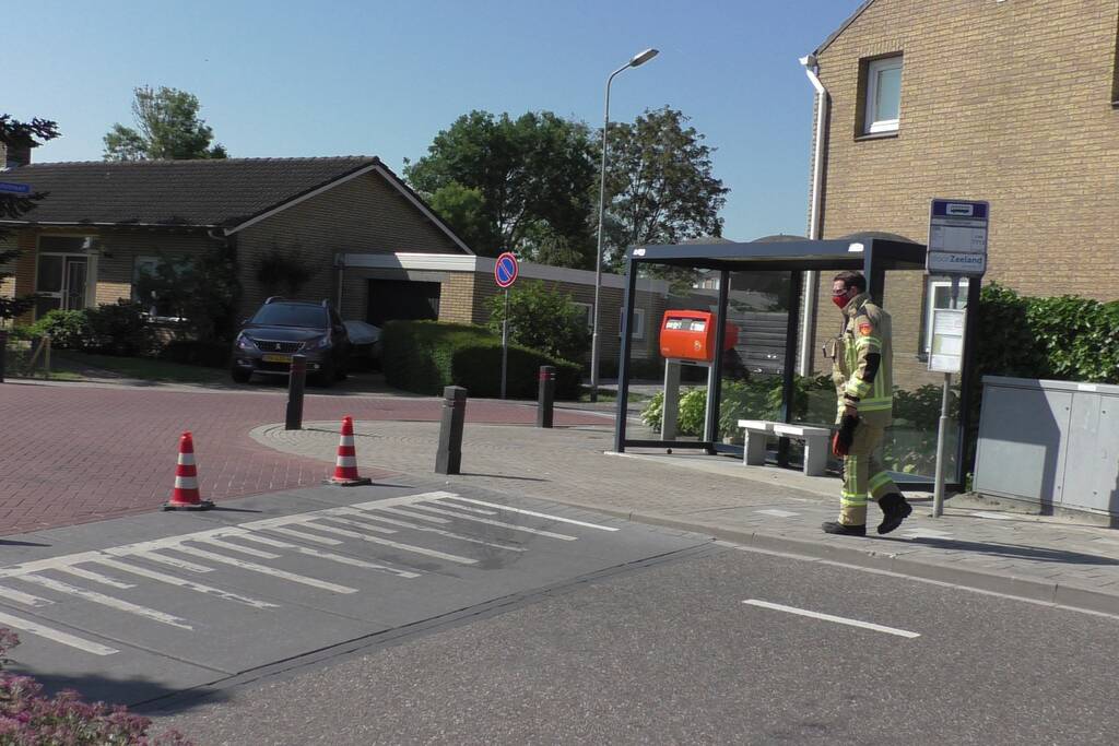 Straat afgesloten vanwege gaslekkage