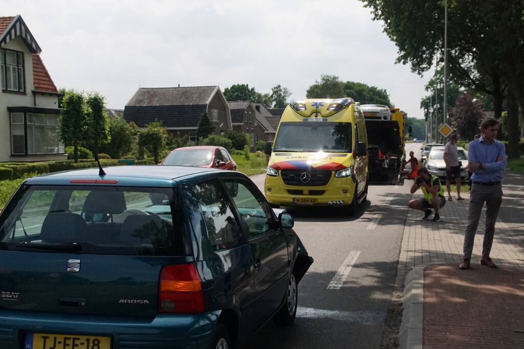 Schade bij kop-straartbotsing