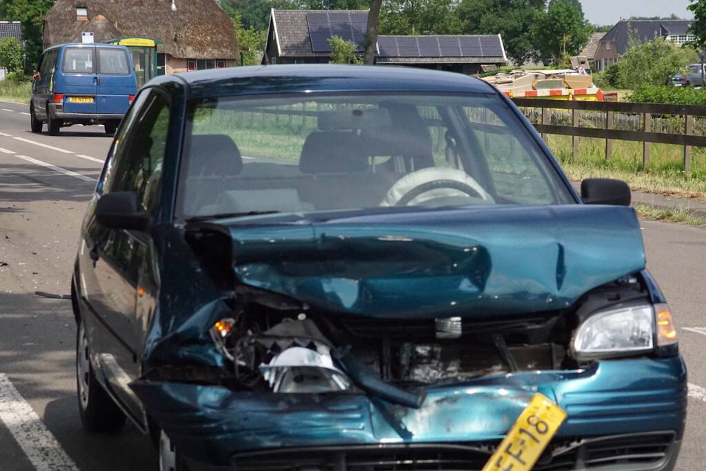 Schade bij kop-straartbotsing
