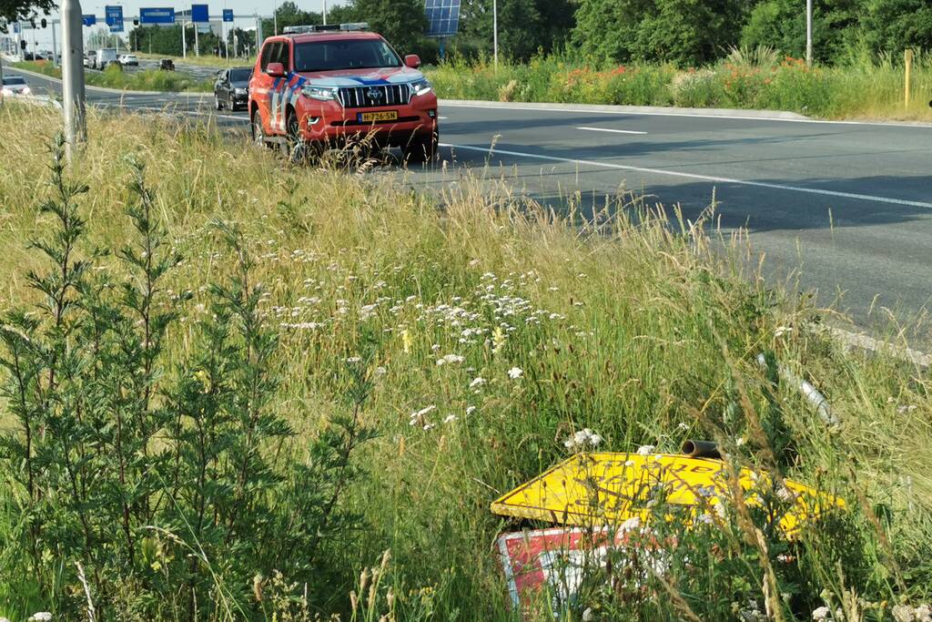Doorgereden bestuurder aangehouden