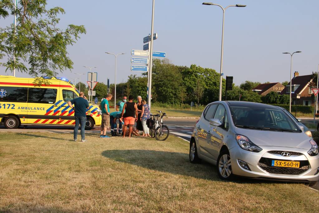 Fietser aangereden op oversteekplaats