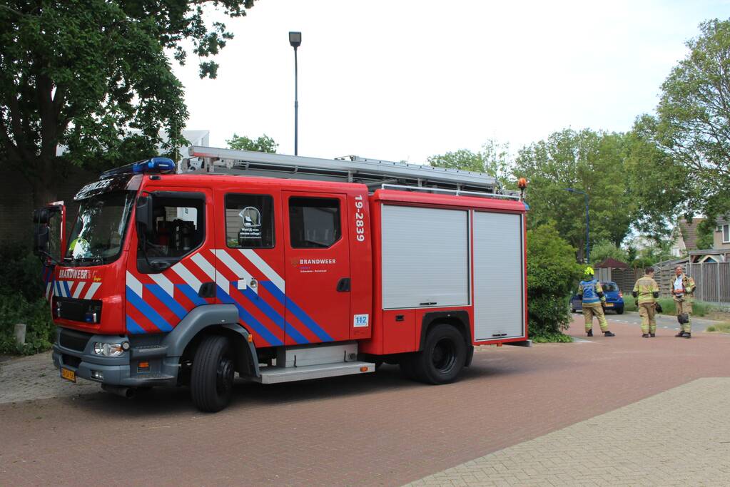 Lekkage in gasleiding bij graafwerkzaamheden