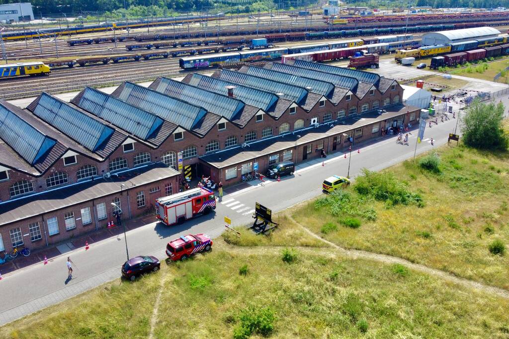 Hoge temperaturen GGD test- en vaccinatielocatie