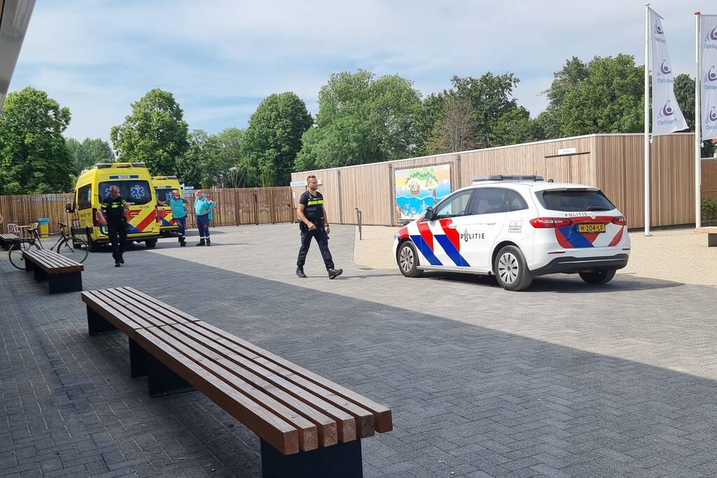 Traumahelikopter landt voor incident in Sportcentrum De Kuil