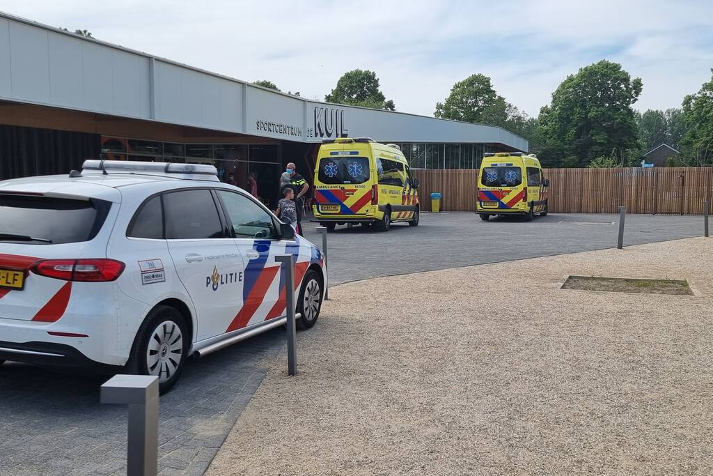 Traumahelikopter landt voor incident in Sportcentrum De Kuil