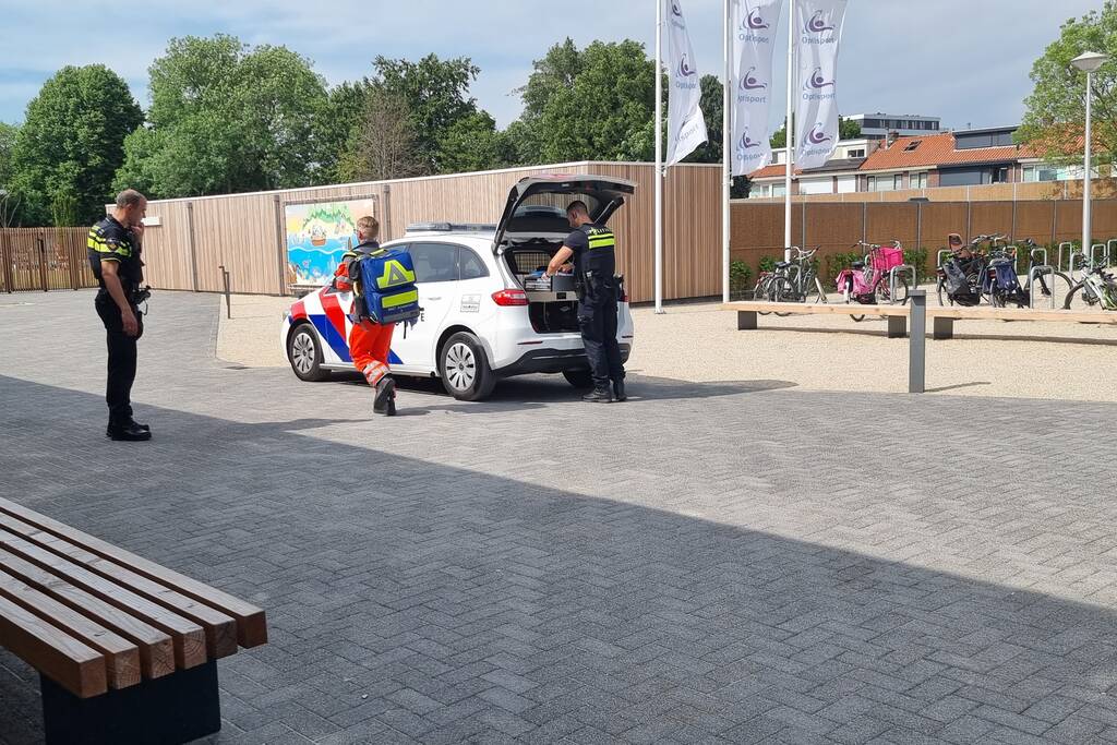 Traumahelikopter landt voor incident in Sportcentrum De Kuil