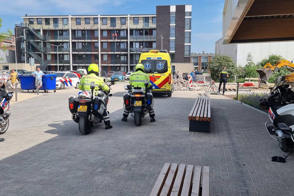 Traumahelikopter landt voor incident in Sportcentrum De Kuil