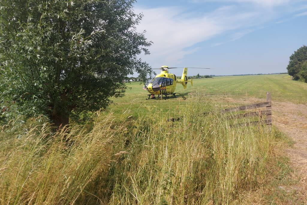 Traumahelikopter landt voor incident in Sportcentrum De Kuil