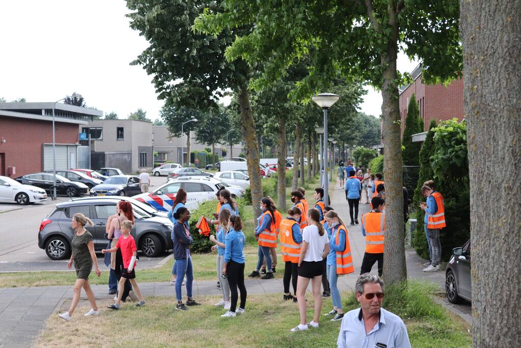 Albert Heijn ontruimd door brand in parkeergarage