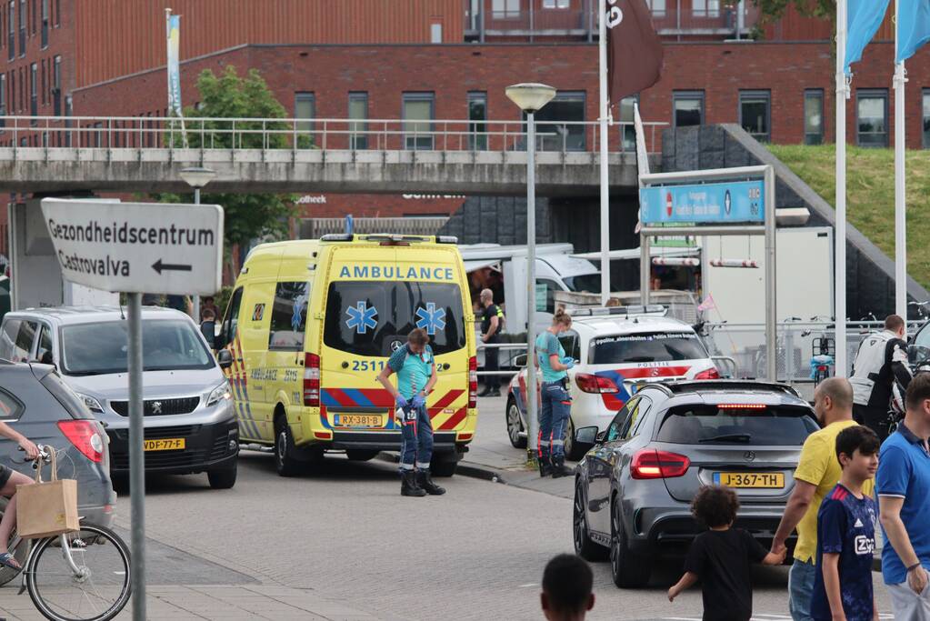 Albert Heijn ontruimd door brand in parkeergarage