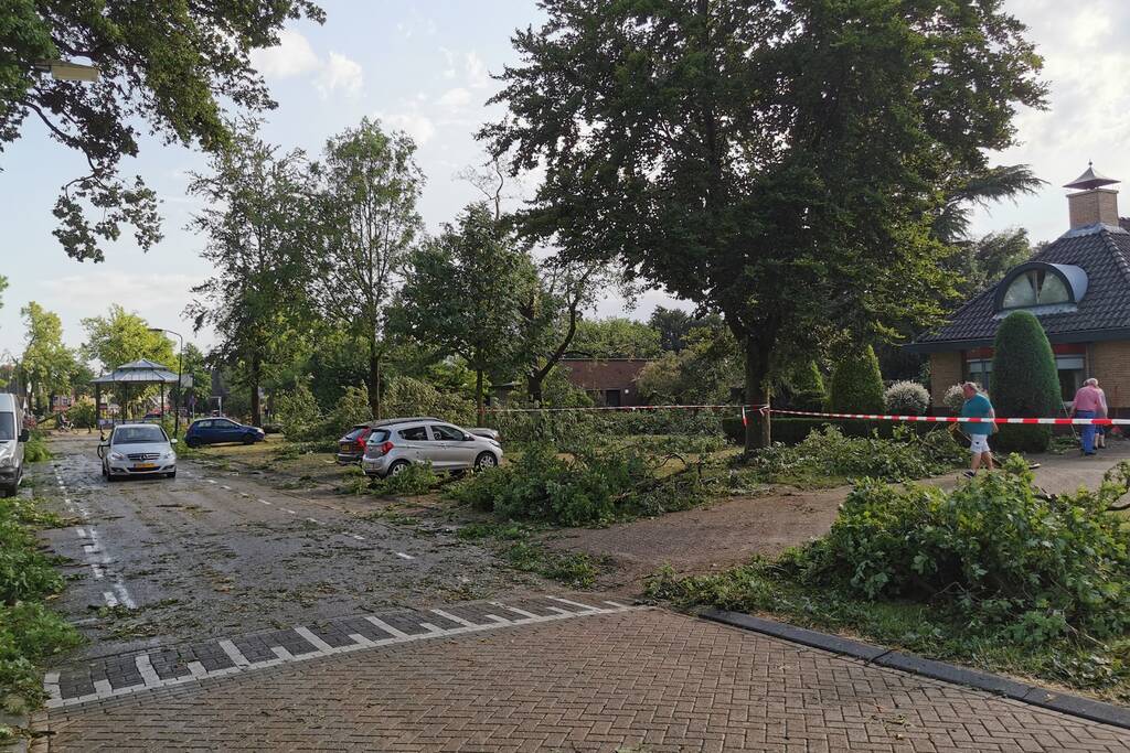 Veel schade door heftige windhoos