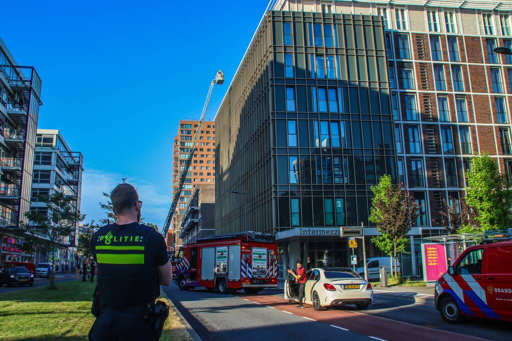 Brand op zevende etage van gezondheidsinstelling