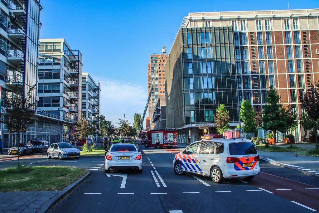Brand op zevende etage van gezondheidsinstelling