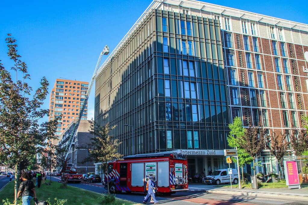 Brand op zevende etage van gezondheidsinstelling