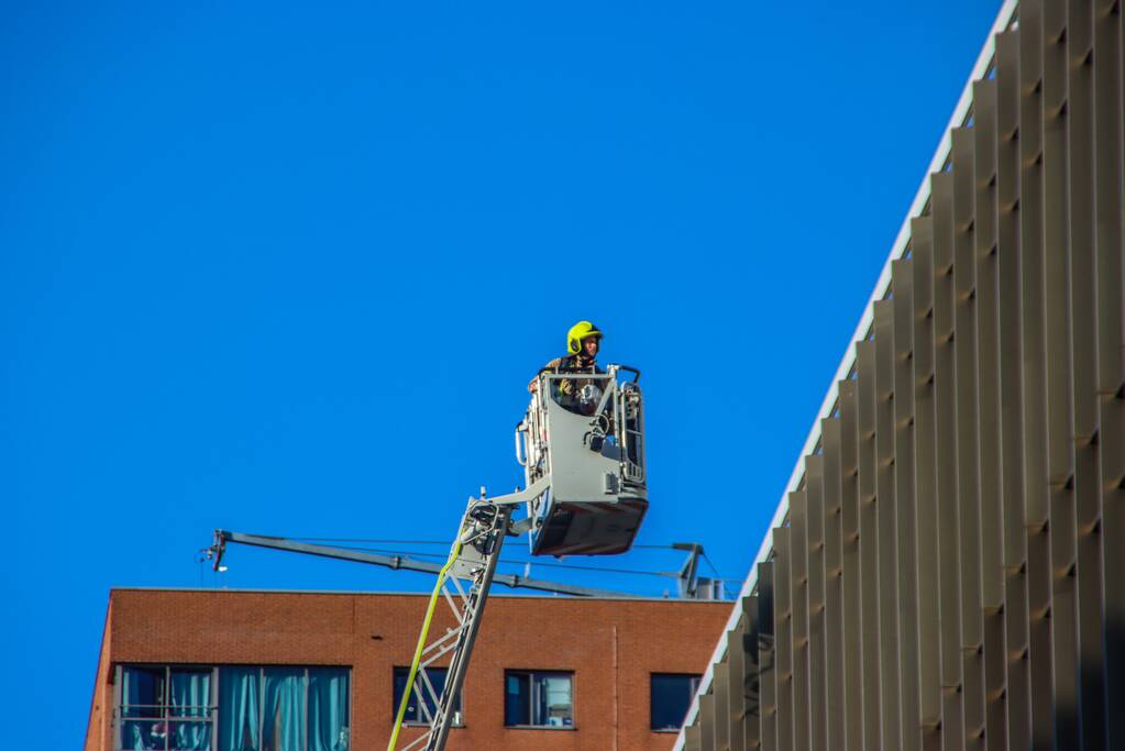 Brand op zevende etage van gezondheidsinstelling