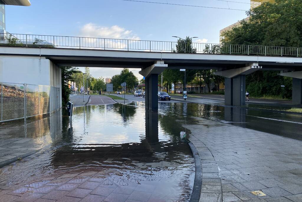 Veel wateroverlast door hevige neerslag