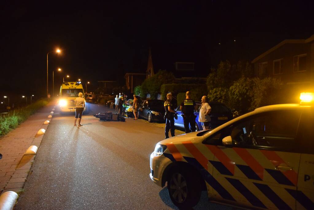 Persoon gewond bij val met snorscooter