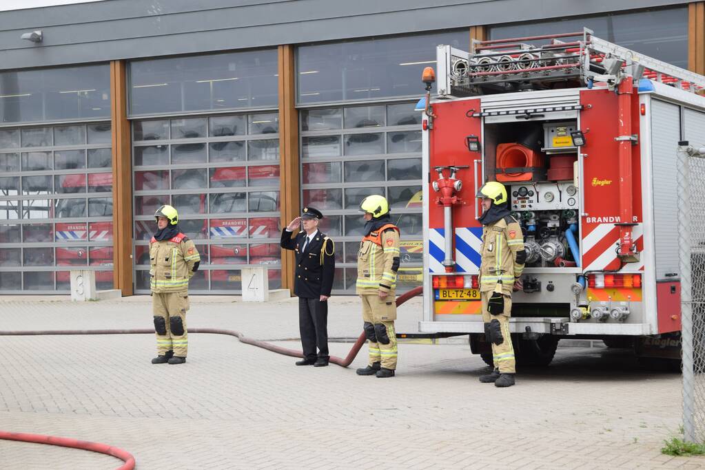 Brandweer herdenkt omgekomen brandweercollega's