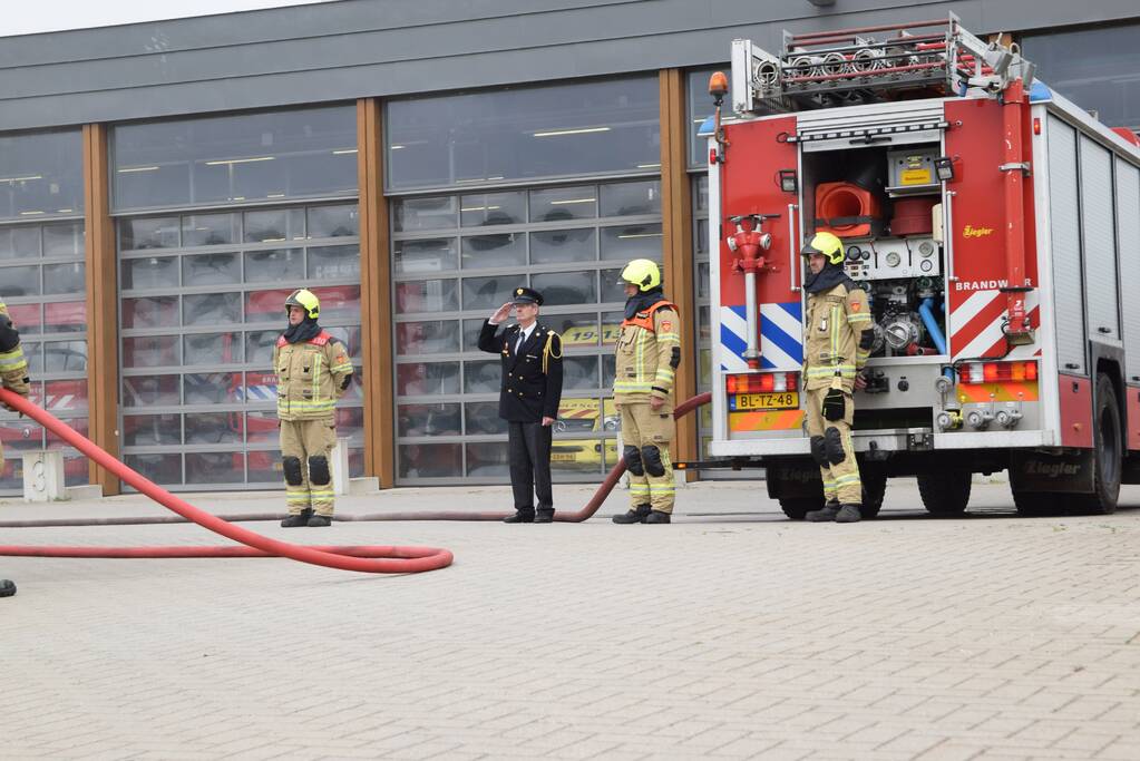Brandweer herdenkt omgekomen brandweercollega's