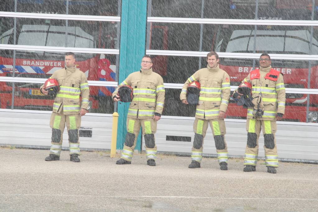 Brandweer herdenkt omgekomen brandweercollega's