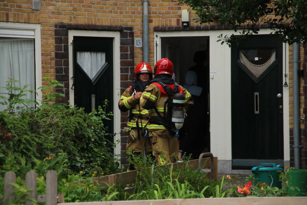 Brand in woning snel geblust