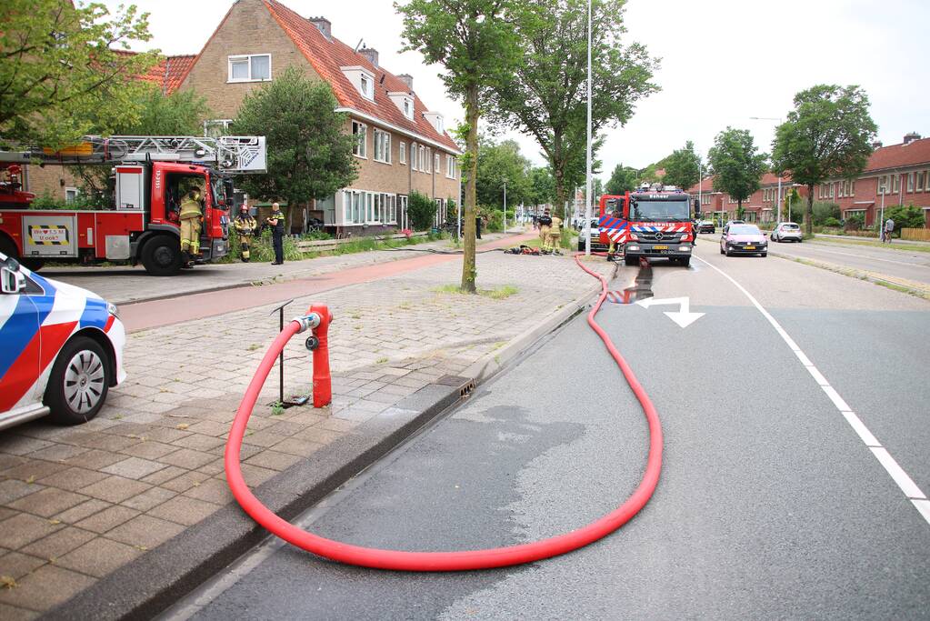 Brand in woning snel geblust