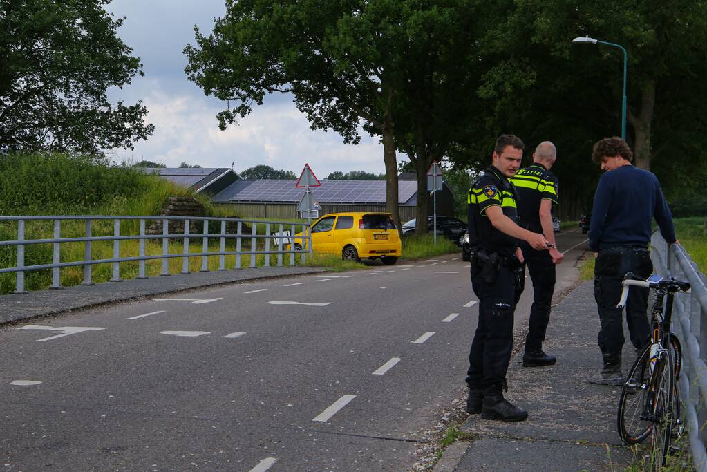 Wielrenner gewond bij aanrijding