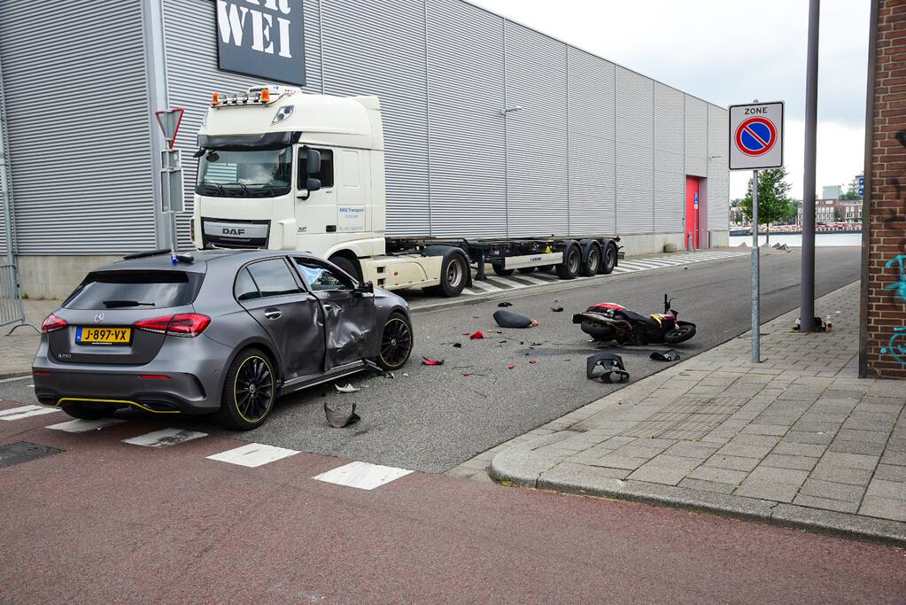 Enorme schade bij ernstig ongeval