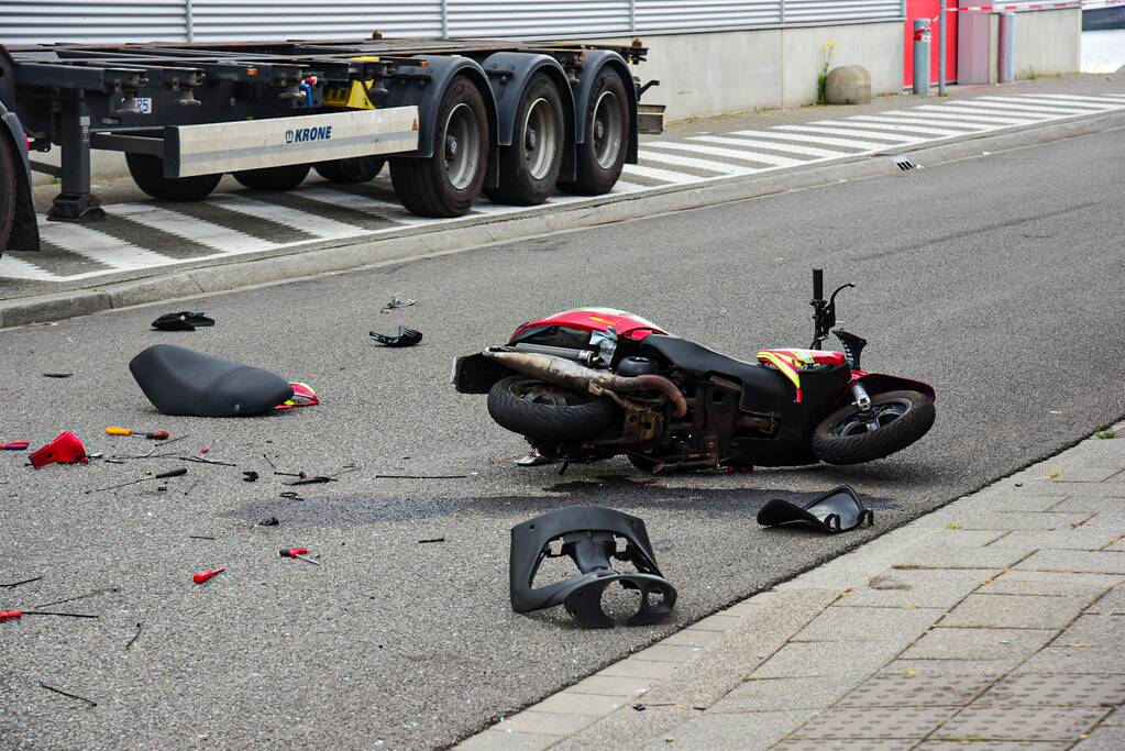 Enorme schade bij ernstig ongeval