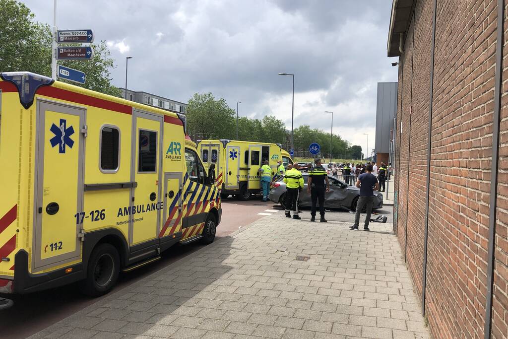 Enorme schade bij ernstig ongeval